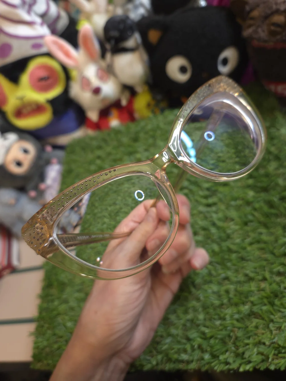 Bonlook Keiko Lynn Champagne Cateye Eyeglasses